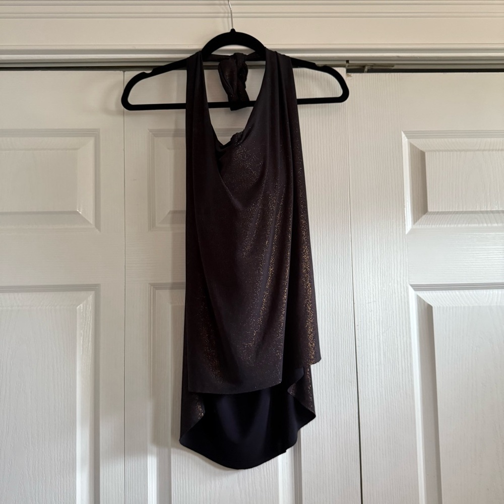 Magicsuit Black and Gold Shimmer Top